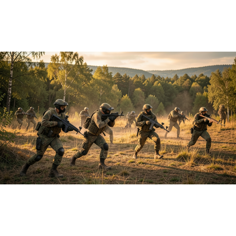 Partie airsoft chez l'Infantry 44